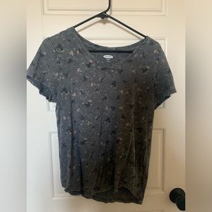 Old Navy Flowery Low Cut T shirt